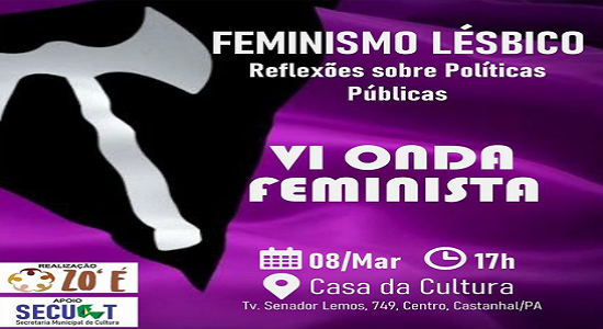 Inscrições abertas para a VI Onda Feminista de Castanhal