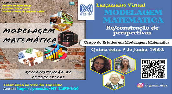 Livro sobre Modelagem Matemática organizado por professora da Faculdade de Matemática da UFPA/Castanhal será lançado no dia 09